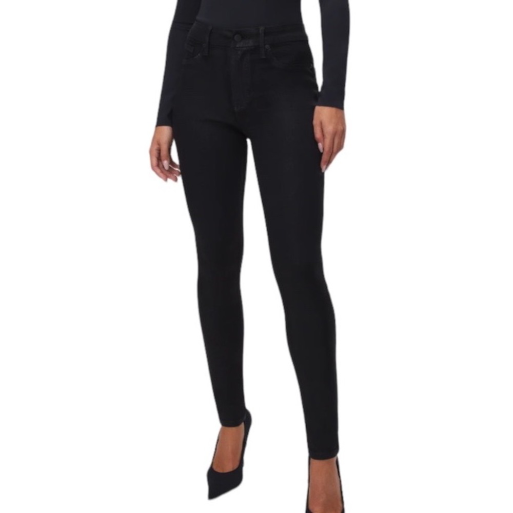 Good American Good Legs Coated Skinny Jeans